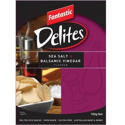 Fantastic Delites Sea Salt & Balsamic Vinegar 100g