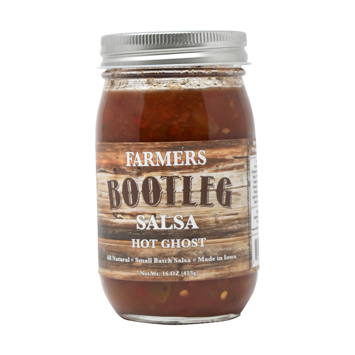 Farmer's Bootleg Hot Ghost Salsa 16 oz