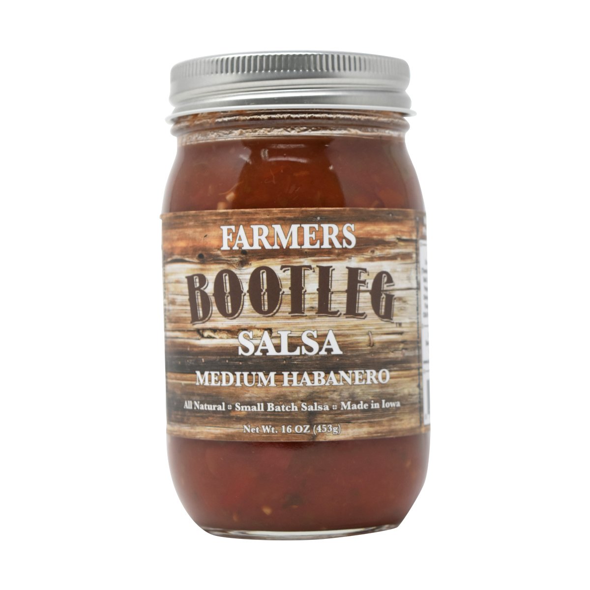 Farmer's Bootleg Medium Habanero Salsa 16 oz