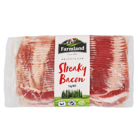 Farmlands cured & wood smoked Streaky Bacon 1kg