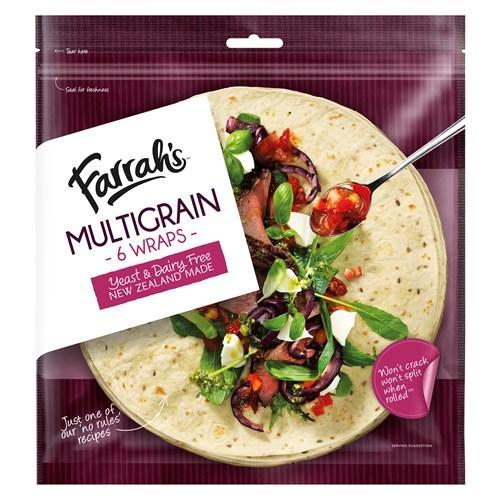 Farrah's Wraps Multigrain 6pk