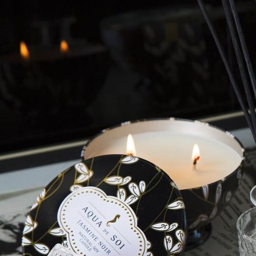 Lusso Jasmine Noir Tin Candle