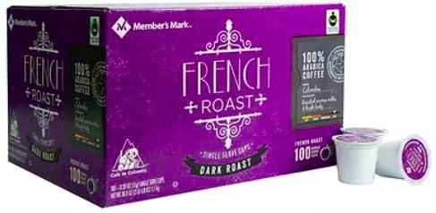 Member's Mark Dark French Roast Coffee (100 Single-Serve Cups)