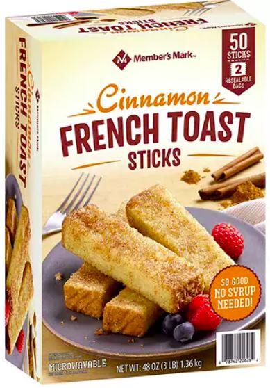 Member's Mark Cinnamon French Toast Sticks 48 oz