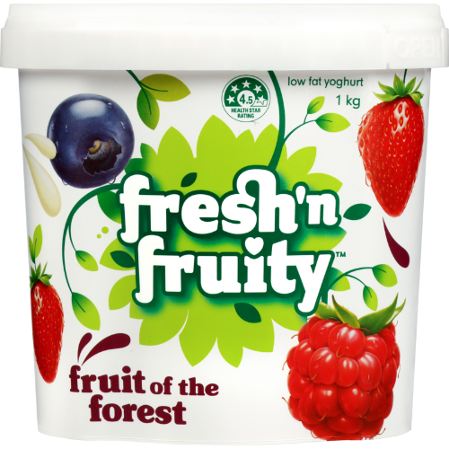 FreshNFruity Yoghurt Fruit of the Forest 1kg