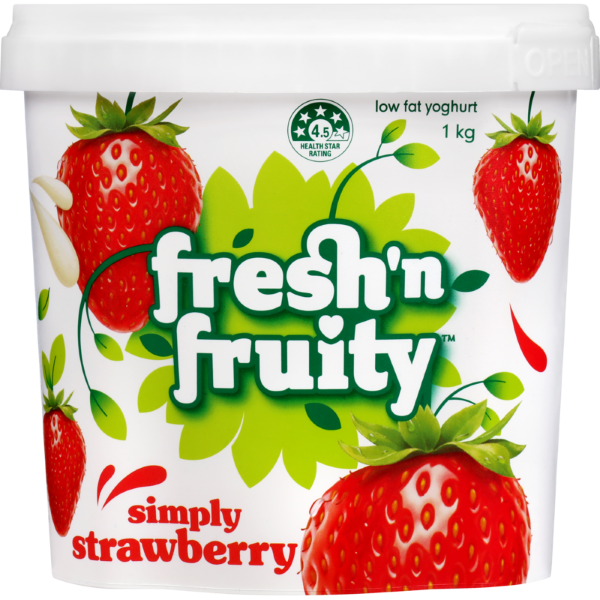 FreshNFruity Yoghurt Strawberry 1kg