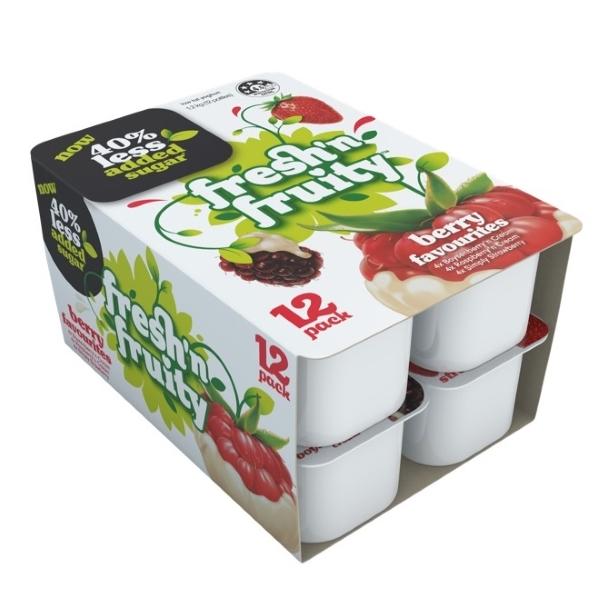 FreshNFruity Yoghurt 3Berry 12pk