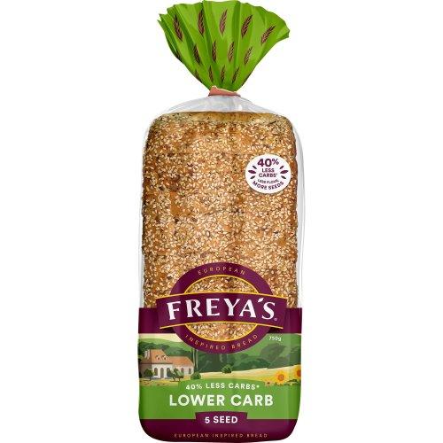 Freyas Bread Low Carb 5 Seed 750g