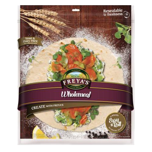 Freyas Wholemeal Round Wrap/6