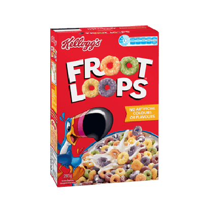 Kelloggs Froot Loops Cereal 285g