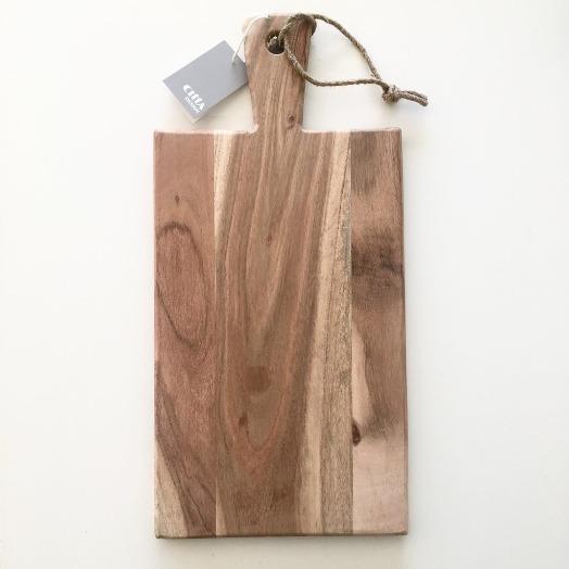 Acacia Rectangle Chopping Board Natural L 28x44cm (54cm)