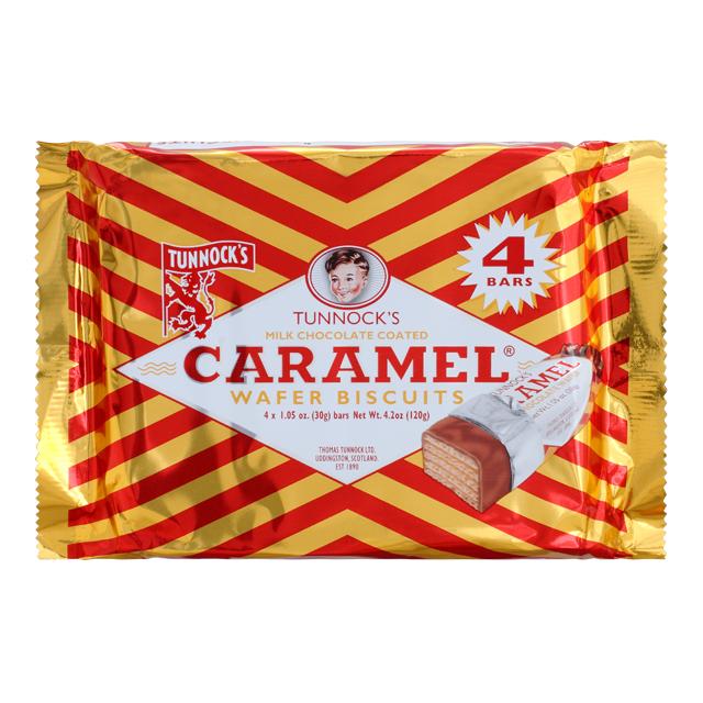 Tunnock's Wafer Biscuit Caramel 120g