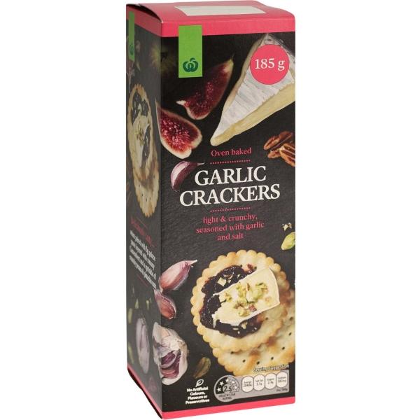 CD Crackers Garlic 185g