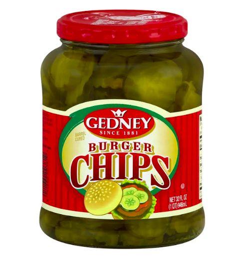 Gedney Burger Chips, 32 fl oz