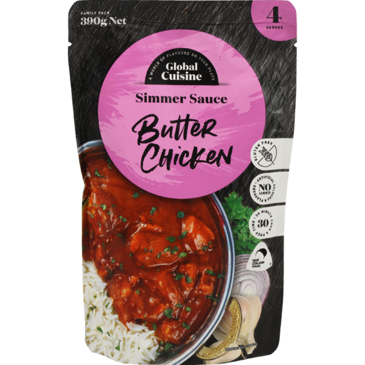 Global Cuisine Butter Chicken Sauce Pouch 390g