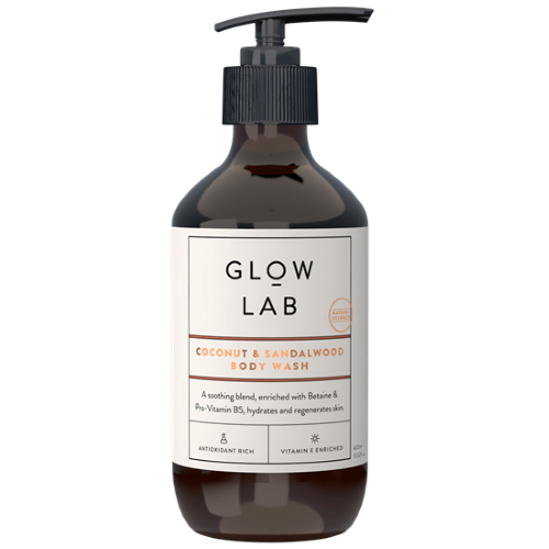 Glow Lab Coconut & Sandalwood Body Wash 400ml