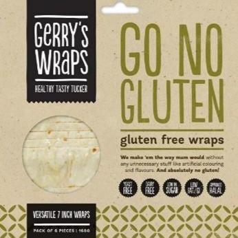 Gerry's Go No Gluten 7" Wraps 6 pk