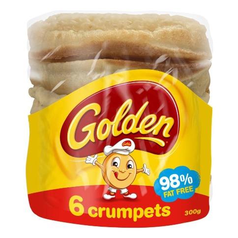 Golden Crumpets - 6Pk