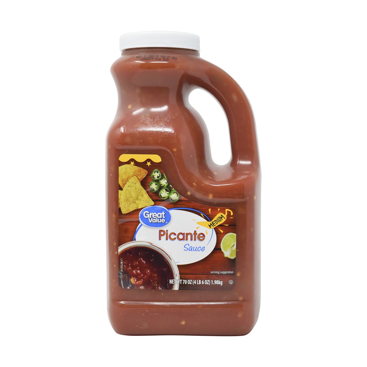 Great Value Medium Picante Sauce, 70 oz