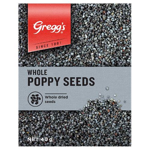 Cerebos Greggs Whole Poppy Seeds 40gm