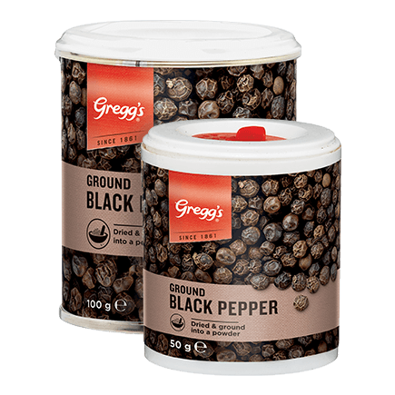 Cerebos Greggs Ground Black Pepper Pot 100gm