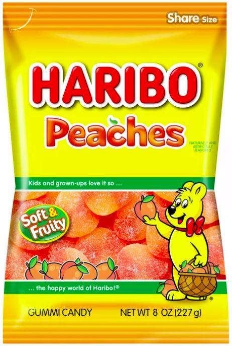 Haribo Peaches 8oz