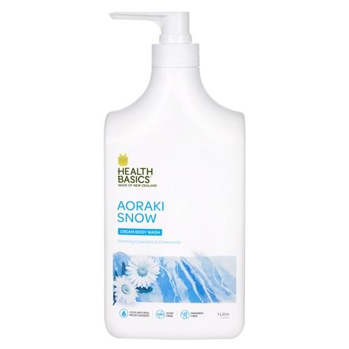 Health Basics Body Wash Aoraki Snow 1L