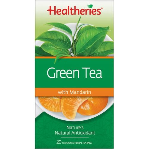 Healtheries Green Tea Mandarin 20pk