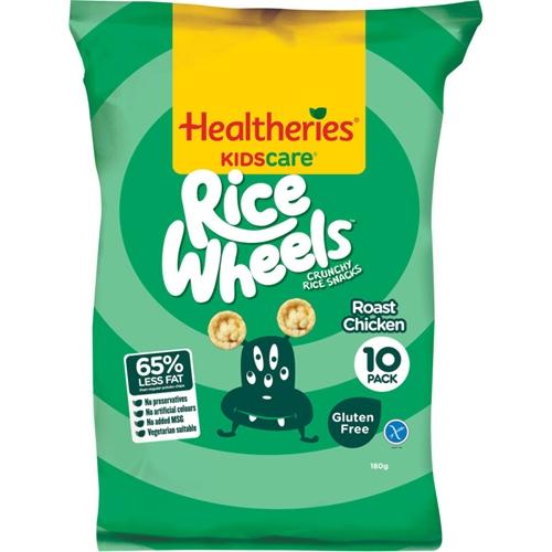 Healtheries Kidscare Rice Wheels Multipack Chicken 10pk