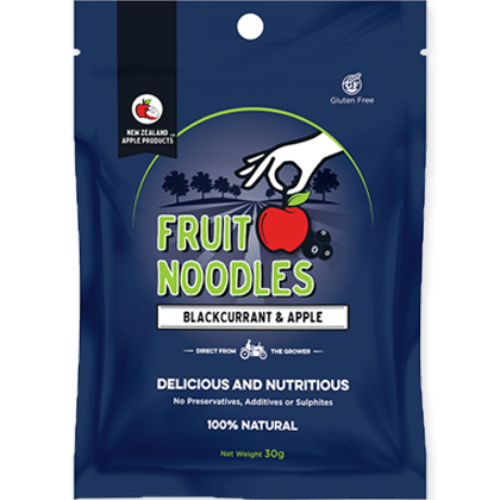 NZ Apple Fruit Noodle Apple & Blackcurrant 30g