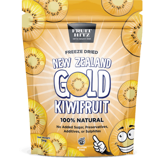 NZ Apple Freeze Dried NZ Gold Kiwifruit 34g