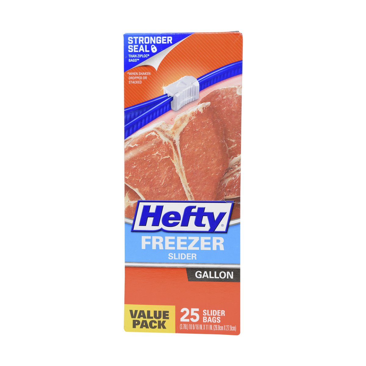 Hefty Freezer Slider Gallon Bags