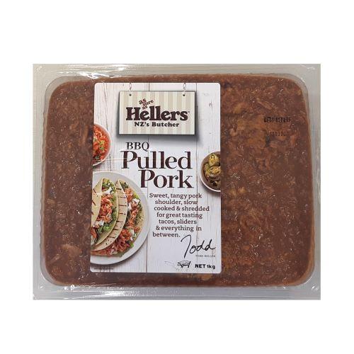 Hellers Pulled Pork BBQ 1kg