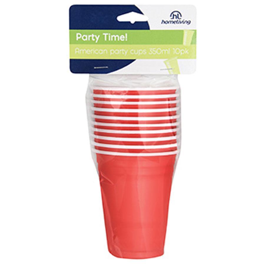 Snazzee Red Cups 450ml 10pk