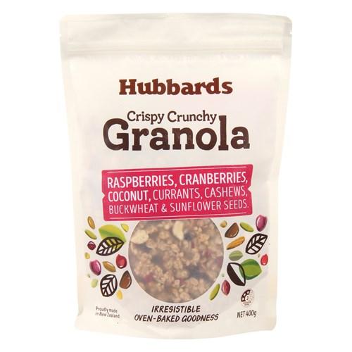 Hubbards Raspberry Cranberry & Coconut Granola Muesli 400g