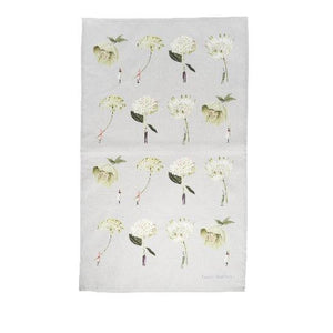 Laura Stoddart In Bloom Tea Towel - Green Flowers