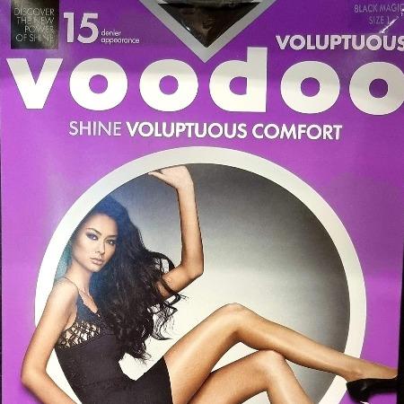 Voodoo Black Magic Voluptuous Shine Pantyhose size 1 ea