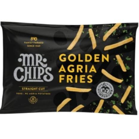 Mr Chips Golden Agria Straight Cut 13mm Fries 900g