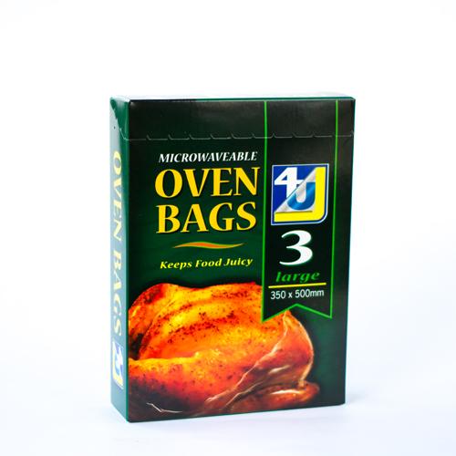 4U Oven Bags - Lrg x3