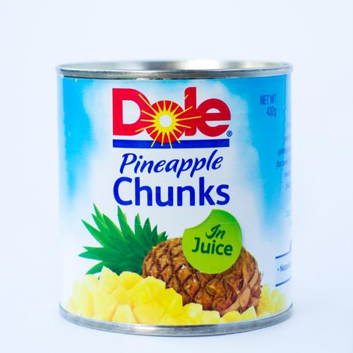 Dole Pineapple Chunks in Juice 432g