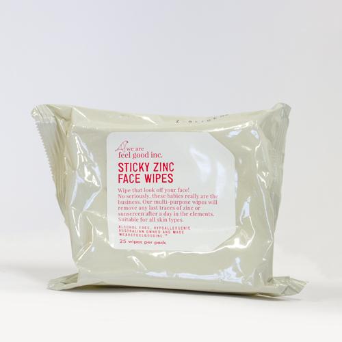 Sticky Zinc Face Wipes