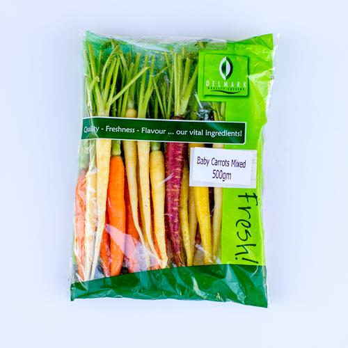 Baby Carrots MixedColour- 500g