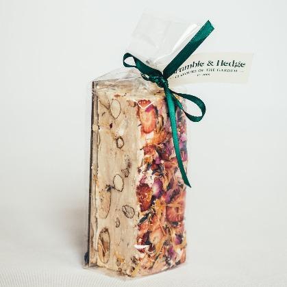 Bramble&Hedge Strawberry & Elderflower Nougat Bar 150g