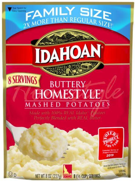 Idahoan Buttery Homestyle Mashed Potatoes 4 oz