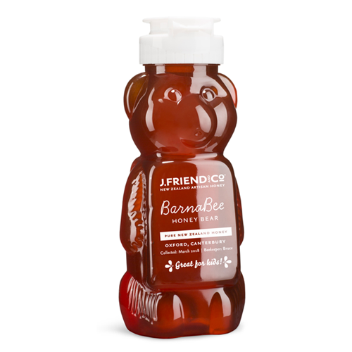 J Friend & Co BarnaBee Bear Squeezy Honey 350g