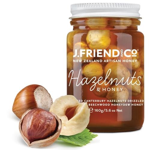J Friend & Co Hazelnuts & Honey 160g
