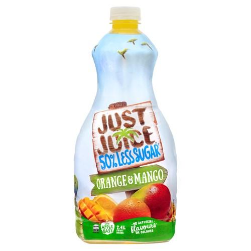 Just Juice Less Sugar 2.4L - Orange & Mango – Example Campus&Co.