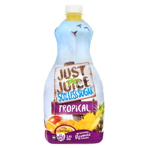 Just Juice Less Sugar 2.4L - Tropical