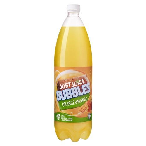 Just Juice Bubbles 1.25L - Orange & Mango