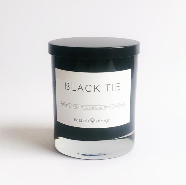 Lge Soy Candle Black Tie